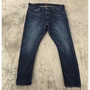 Polo Ralph Lauren The Varick Slim Fit Straight Leg Jeans Mens 38x32 Dark Wash